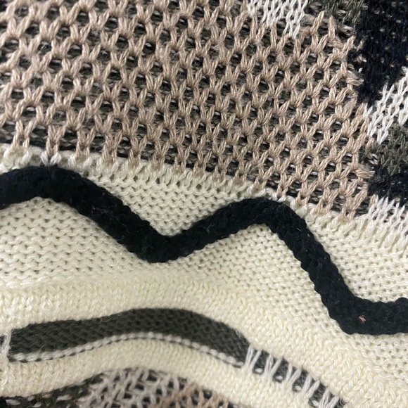 COSBY STYLE FISHERMAN/GRANDPA TUNDRA HAND STITCHED MULTI COLORED 3D SWEATER - Picture 4 of 13